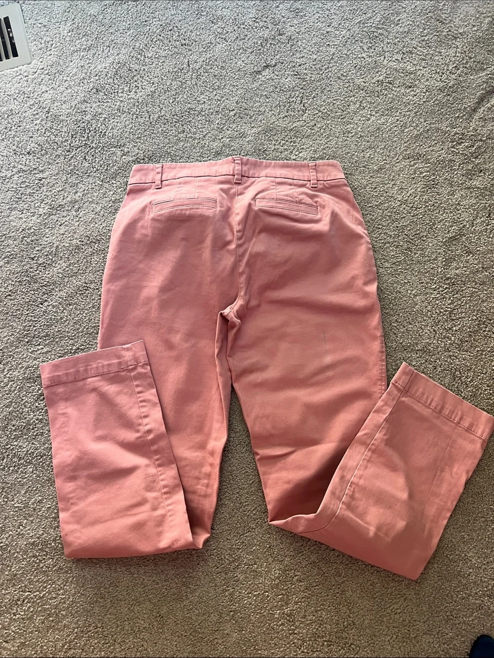 Talbots Pink Buttered Cotton Chinos - Women's Pants